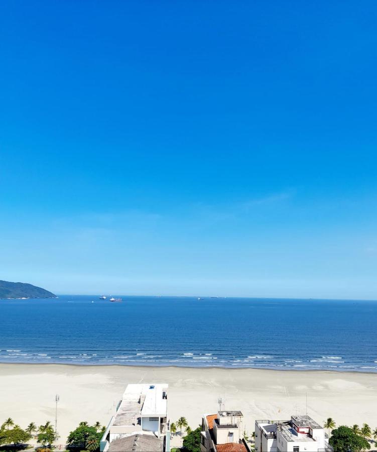 Apto Top Com Vista Pro Mar Em Condominio Completo Em Frente A Praia! Сантос Экстерьер фото