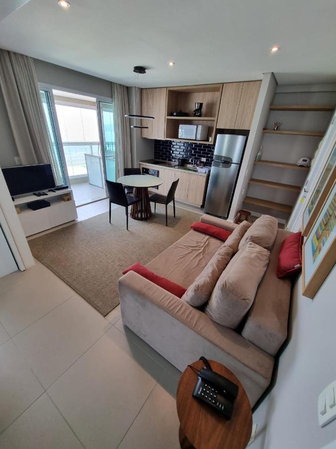 Apto Top Com Vista Pro Mar Em Condominio Completo Em Frente A Praia! Сантос Экстерьер фото