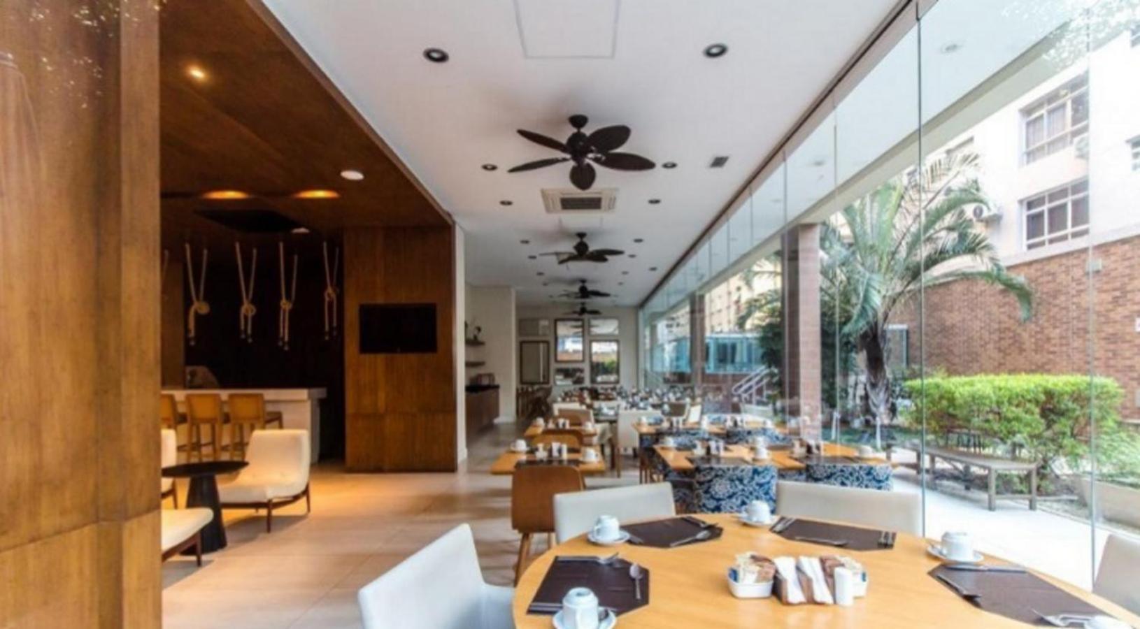Apto Top Com Vista Pro Mar Em Condominio Completo Em Frente A Praia! Сантос Экстерьер фото