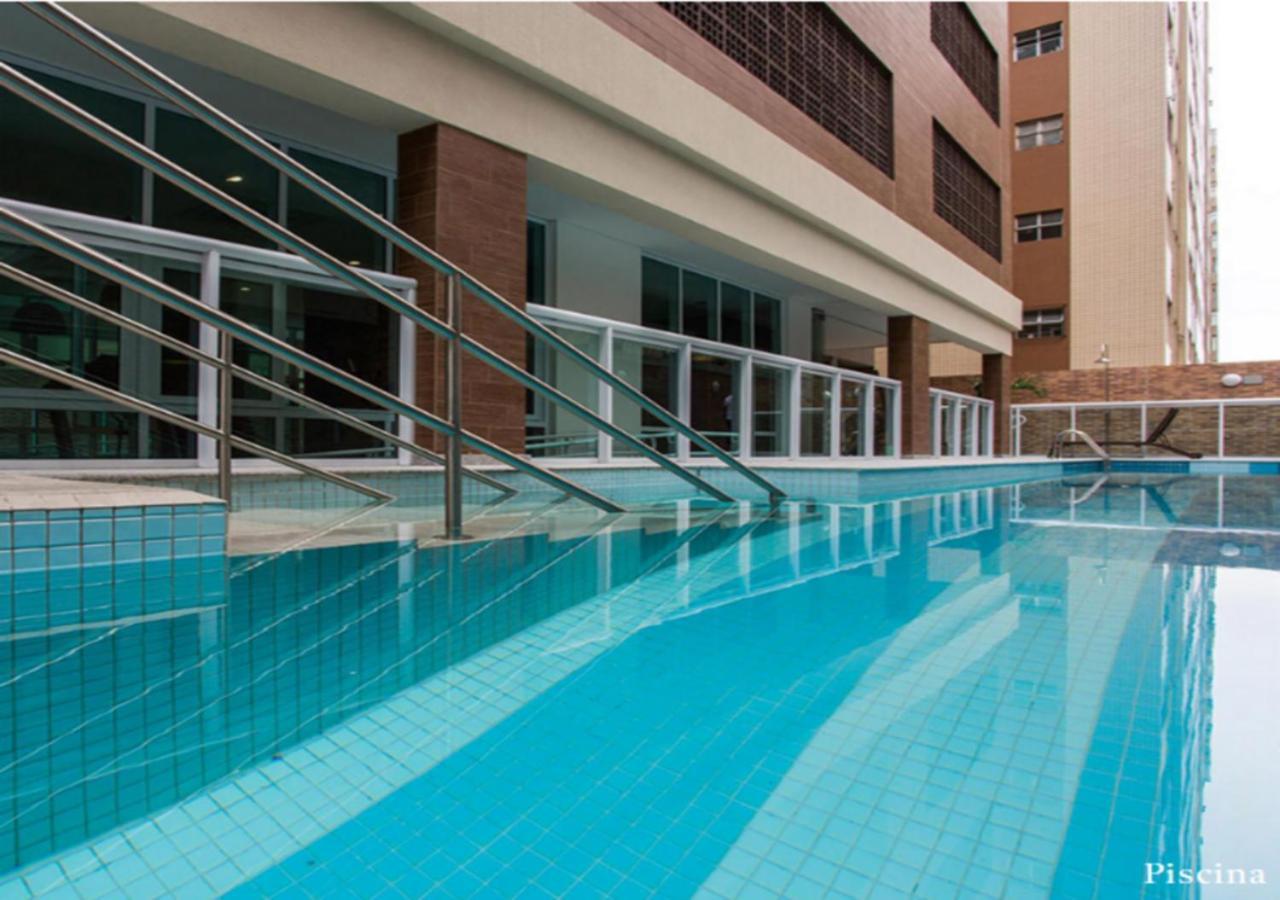 Apto Top Com Vista Pro Mar Em Condominio Completo Em Frente A Praia! Сантос Экстерьер фото